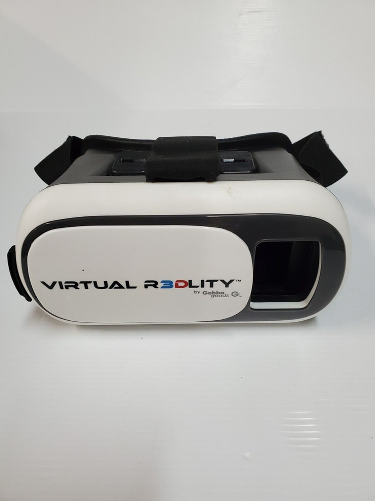 GABBA GOODS VIRTUAL R3DLITY HEADSET, 3D VIRTUAL REALITY ( UNTESTED)