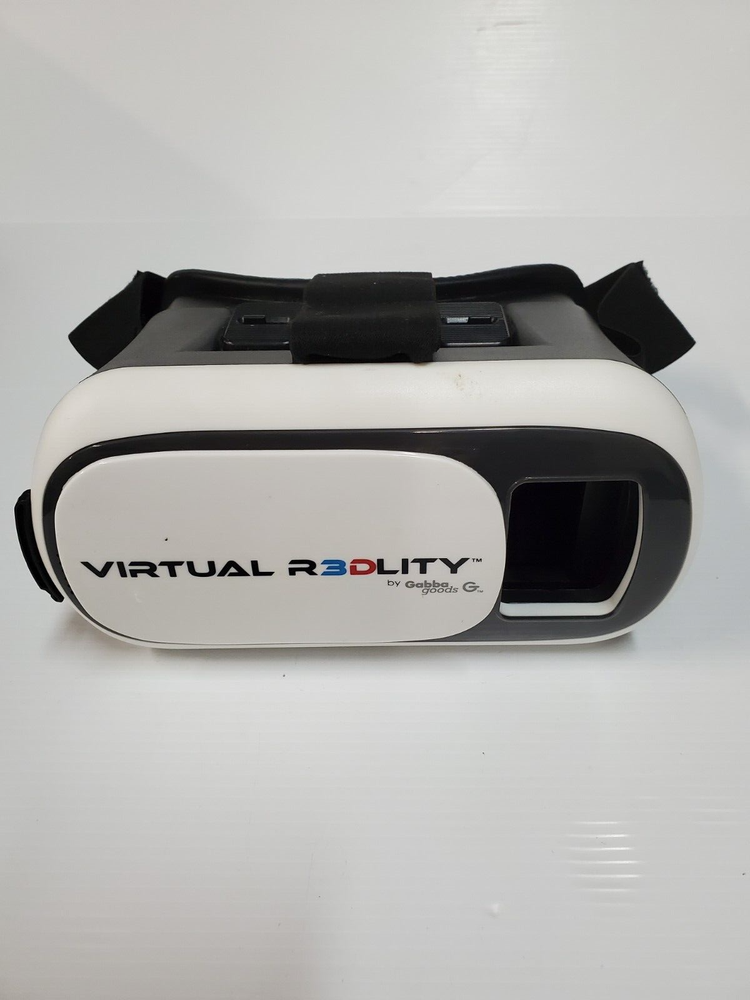GABBA GOODS VIRTUAL R3DLITY HEADSET, 3D VIRTUAL REALITY ( UNTESTED)