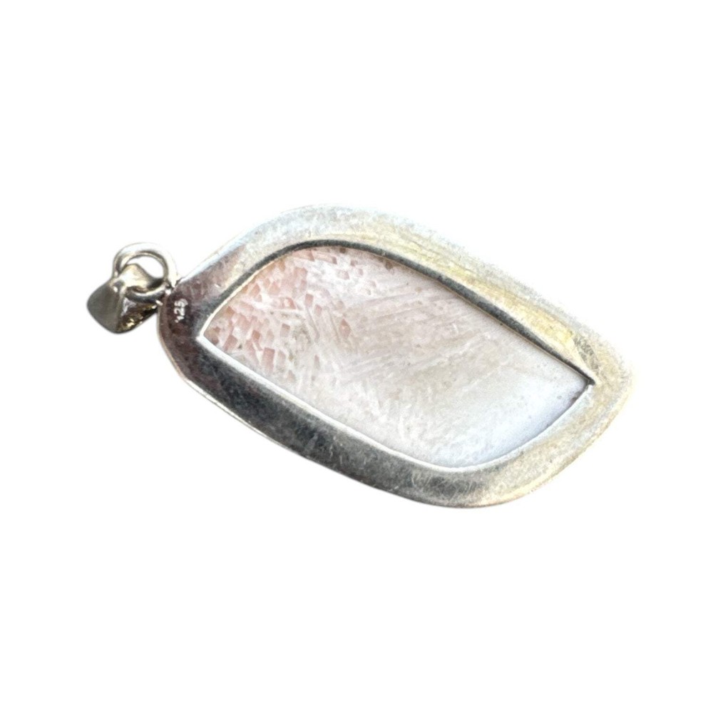 Scolecite Solid 925 Sterling Silver Pendant