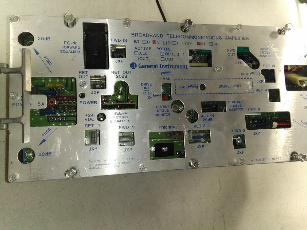 General Instruments BT75S Broadband Telecommunications Amp.