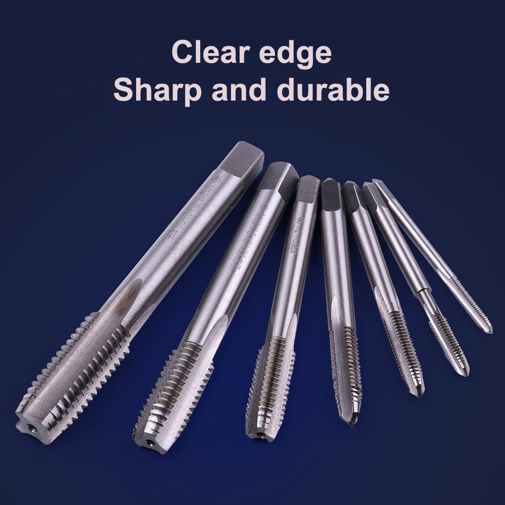 HSS Metric Hand Machine Tools M3-M20 11 Sizes Left Hand Thread Tap Drill Bits
