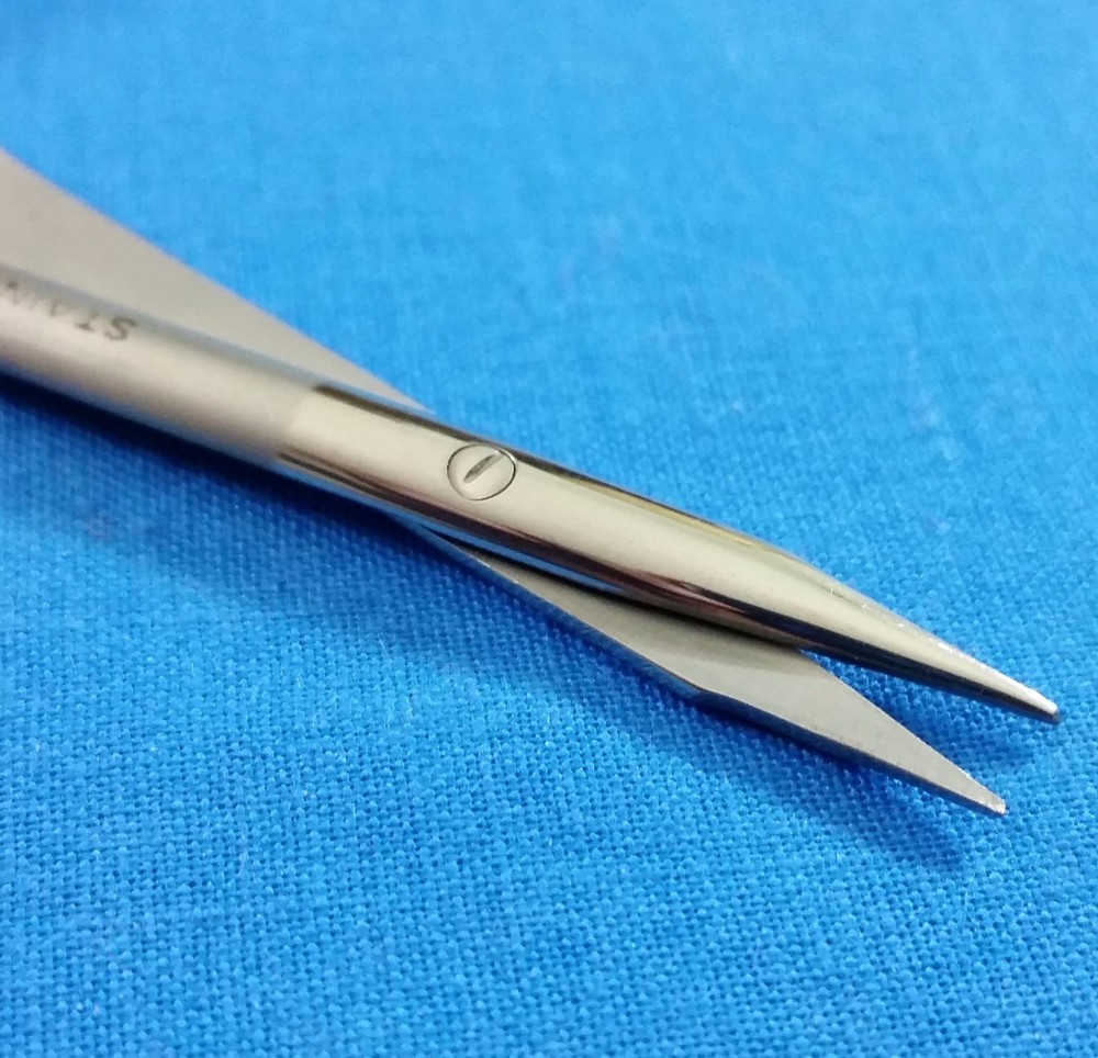 O.R GRADE RIBBON TYPE HANDLE STEVENS TENOTOMY MICRO SURGERY SCISSORS 4" STRAIGHT