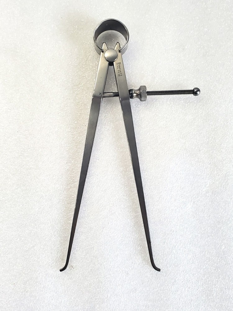 STARRETT 74A Fay Spring Type Inside Caliper 6" Range Solid Nut - USA NICE