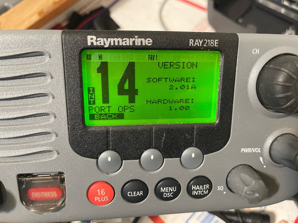 Raymarine Ray218E VHF Radio Class D E43033