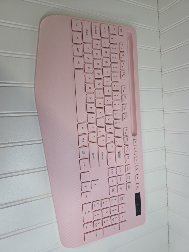 Wireless Keyboard and Mouse Combo - Full-Sized Ergonomic Keyboard -Tested