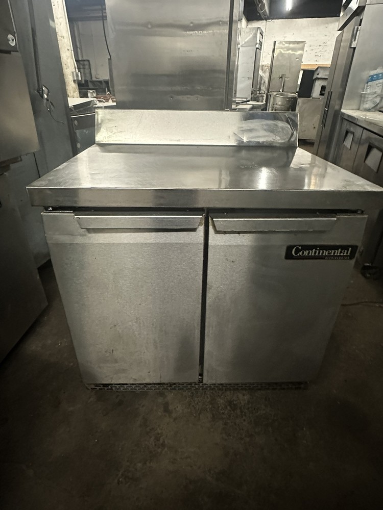 Continental SW36-N-BS USED 36"  Worktop Refrigerator with Backsplash