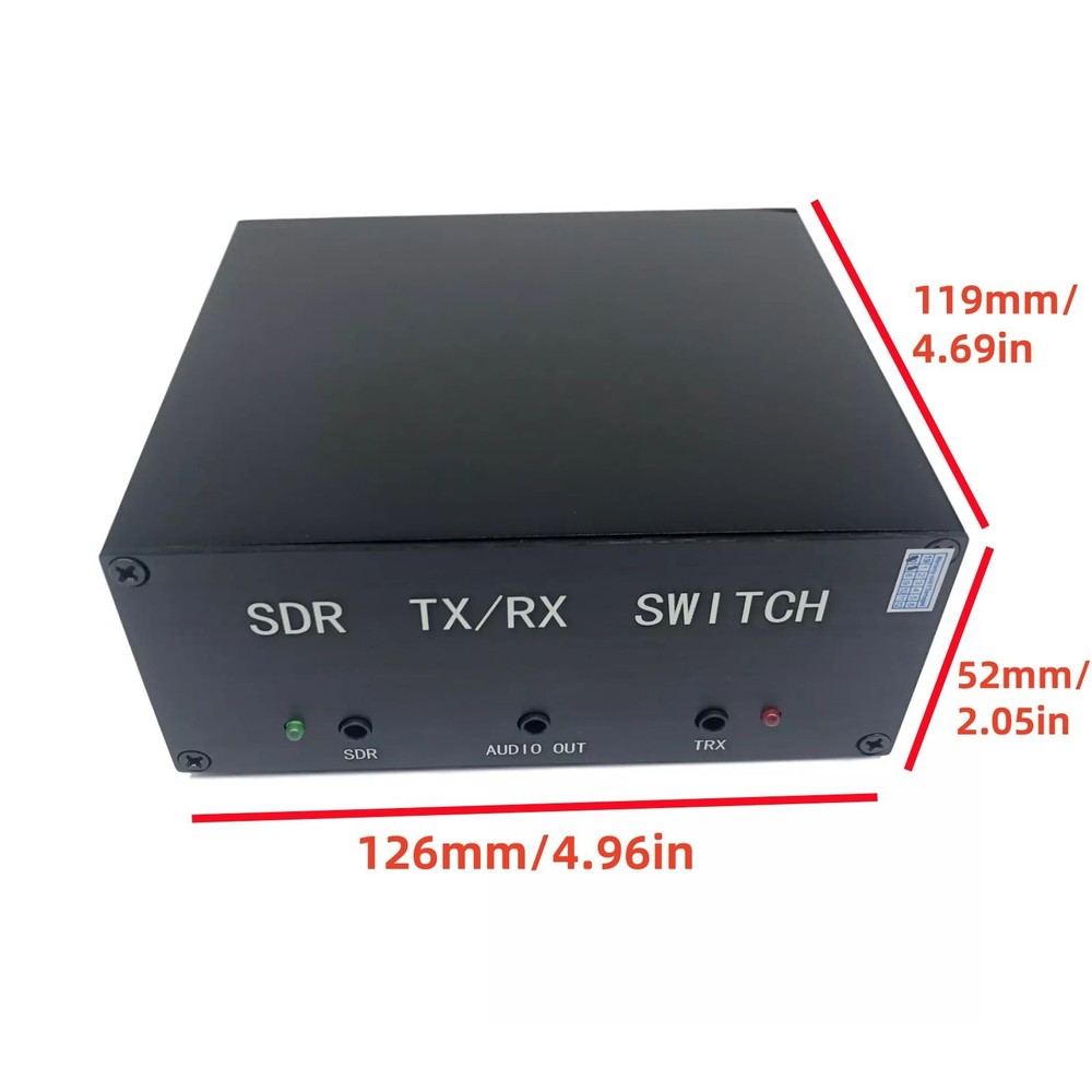 Black SDR Transceiver Switch Antenna Sharer Sharing Device 160MHz TR Switch Box