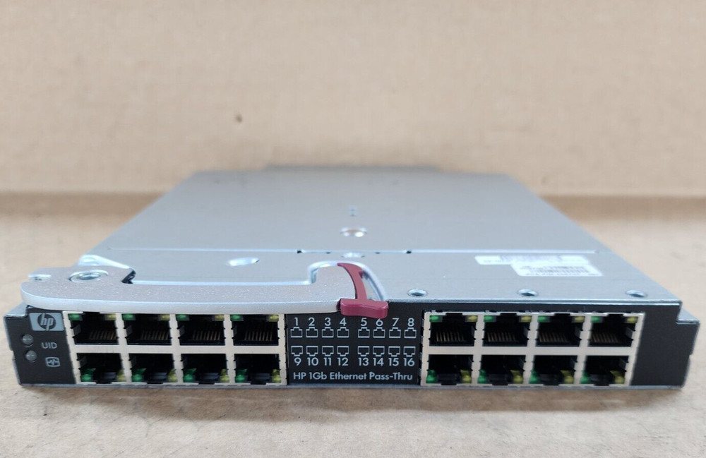 HP 406740-B21 1GB Ethernet Pass Through Module for C-Class Blade System