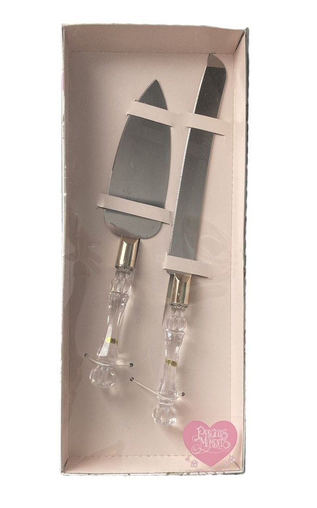 Precious Moments Knife & Server Wedding Set