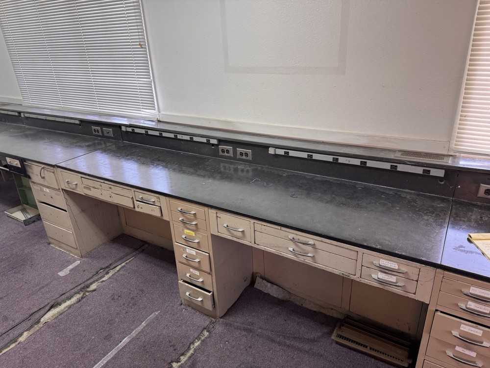 Dental Laboratory Work Benches with Drawers