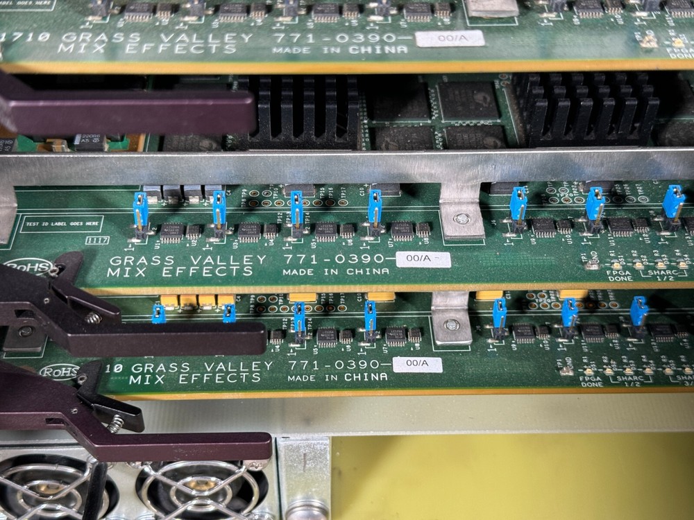 Grass Valley Karrera Classic Frame 96 inputs X 48 outputs. 4 ME’s