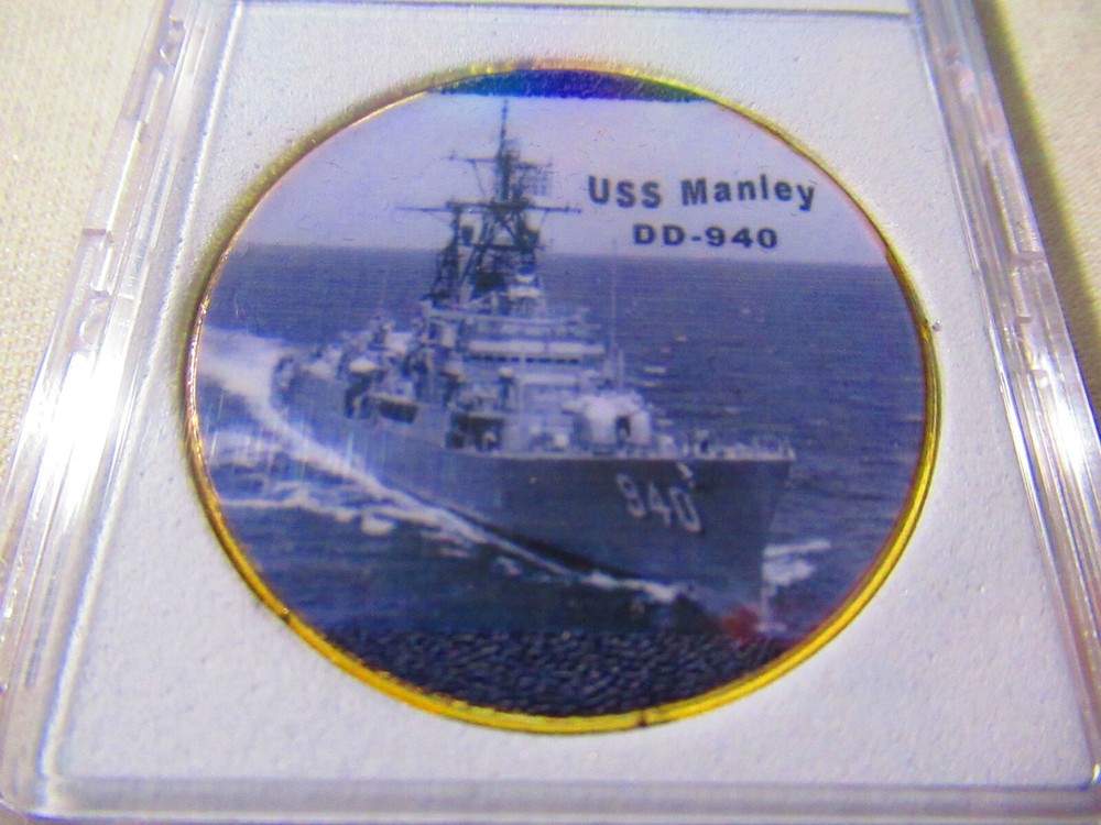 US NAVY - USS Manley DD-940 Challenge Coin
