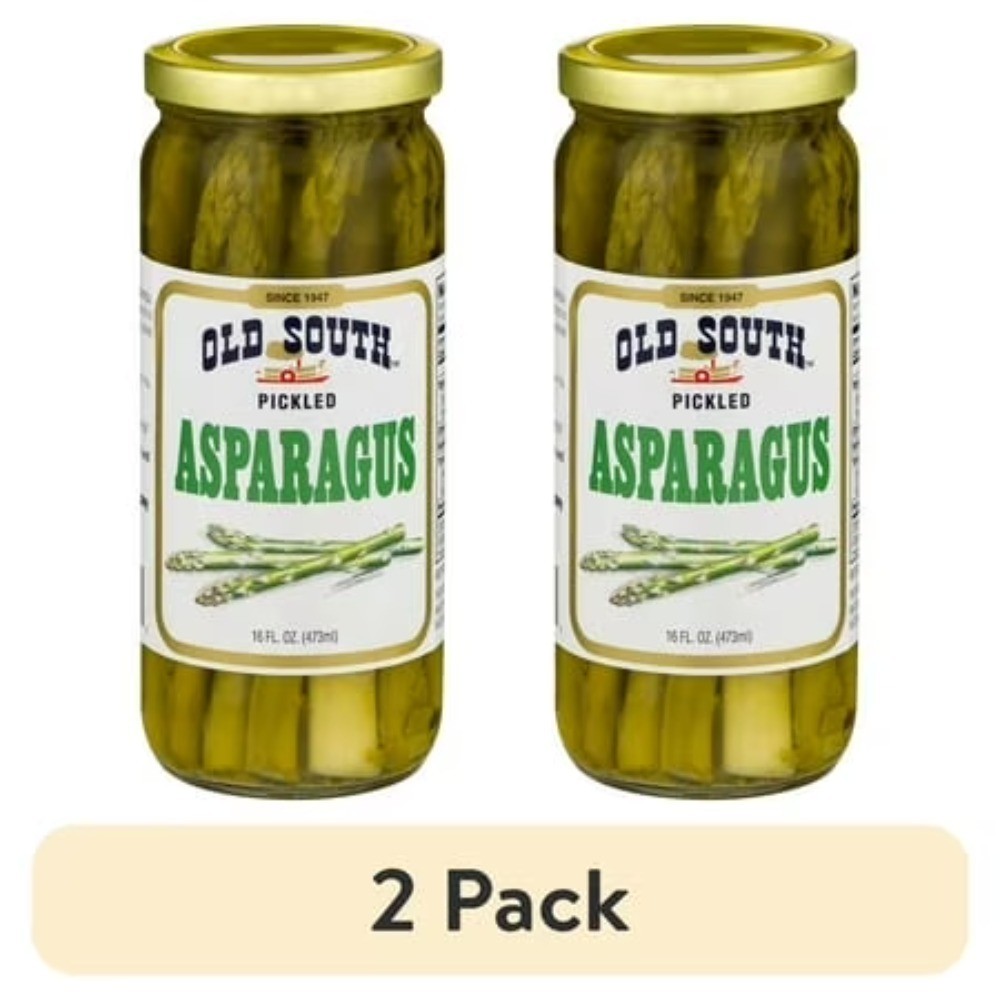 (2 pack) Pickled Asparagus Spears, Shelf-Stable, 16 oz Jar