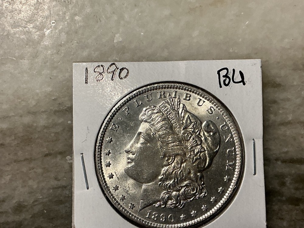 1890 Silver Morgan Dollar  BU