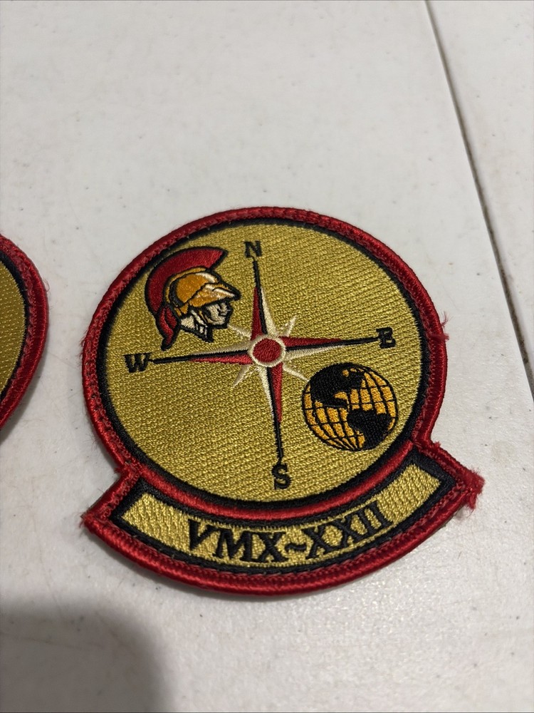 X2 USMC VMX-22 OPERATIONAL TEST EVALUATION SQUADRON PATCH MV22 OSPREY YUMA ARG