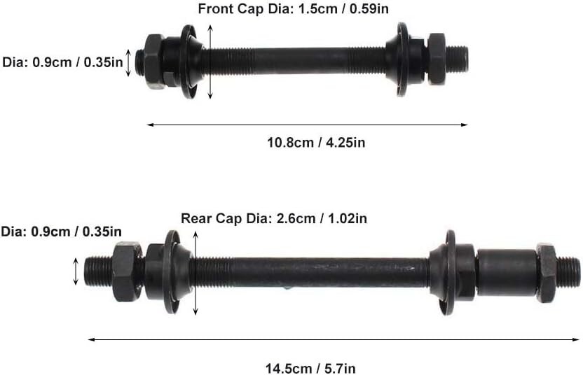 Quick Release Bicycle Axles - Durable Skewer Set for Fast Repairs on Road Bikes