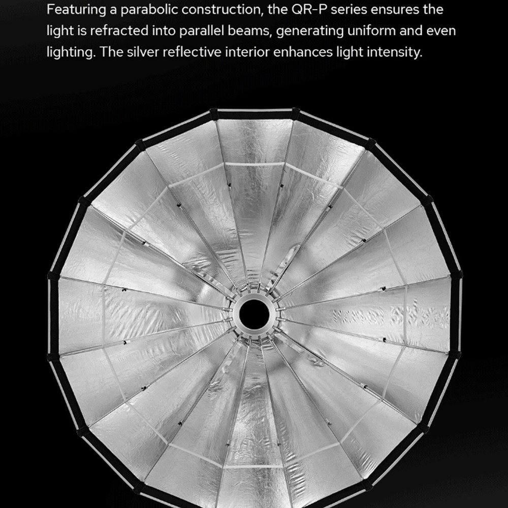 Godox QR-P70T 70cm Parabolic Softbox Quick Release Light Diffuser+Honeycomb Grid