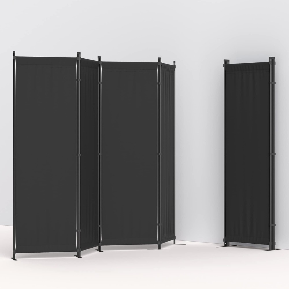 Room Divider, Folding Privacy Screens, 4 Panel Room Partitions, 88" Foldable ...