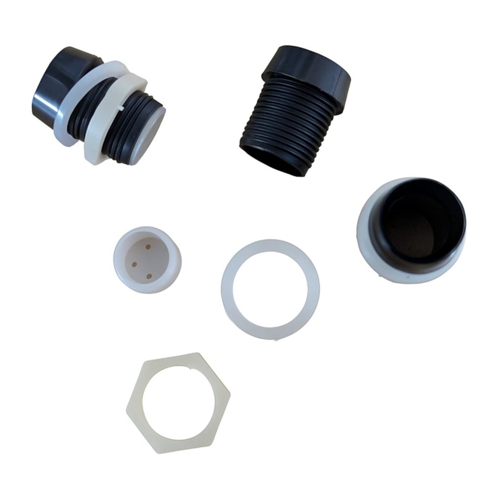 20 x 8mm LED Bezel Holder Mount Black Through-Hole Panel Display Case