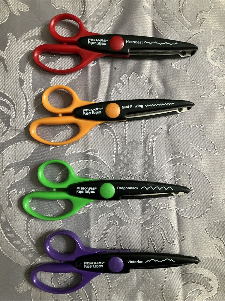 Fiskars Paper Edgers  4 Total Different Styles