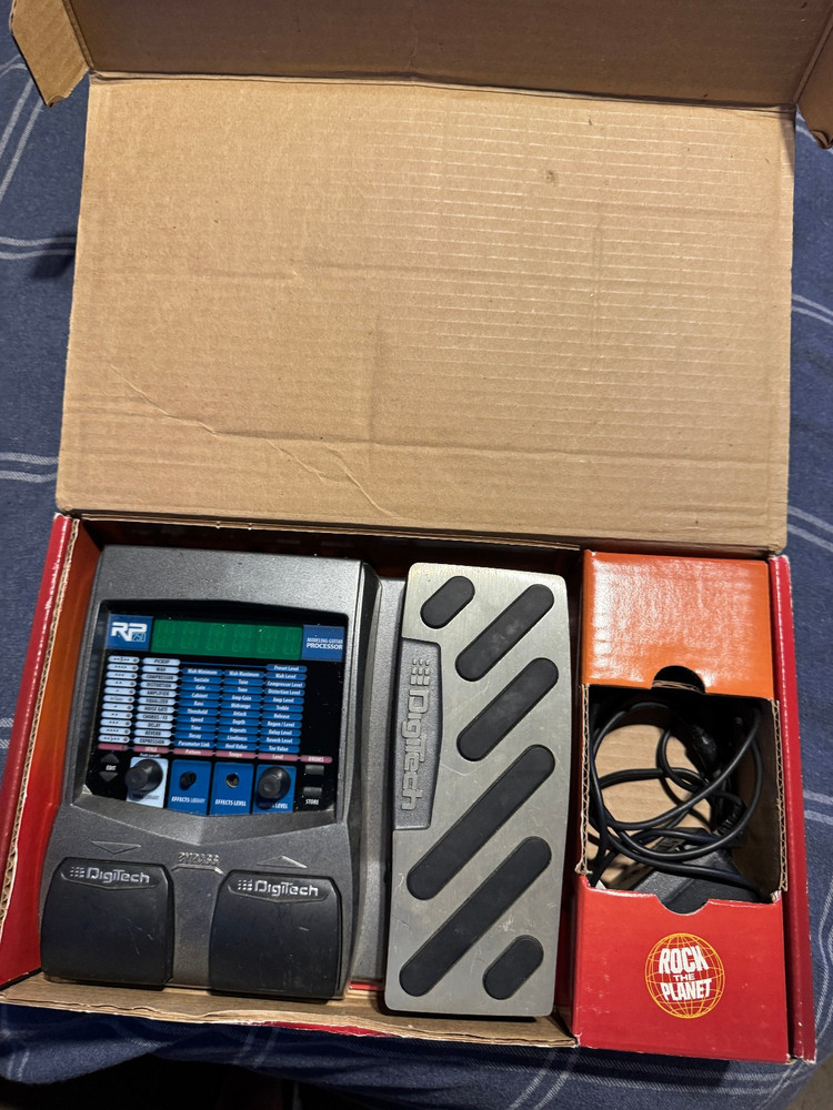 Digitech RP250V Modeling Guitar Processor Tested & Working