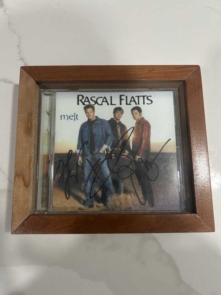 Rascal Flatts Autographed Melt CD with Custom Case