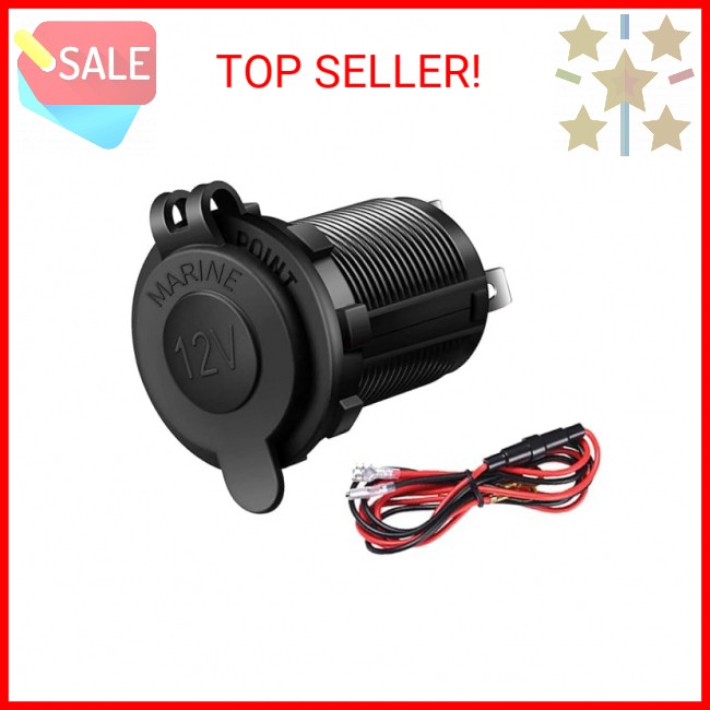 Cigarette Lighter Socket Car Marine Motorcycle ATV RV Lighter Socket Power Outle