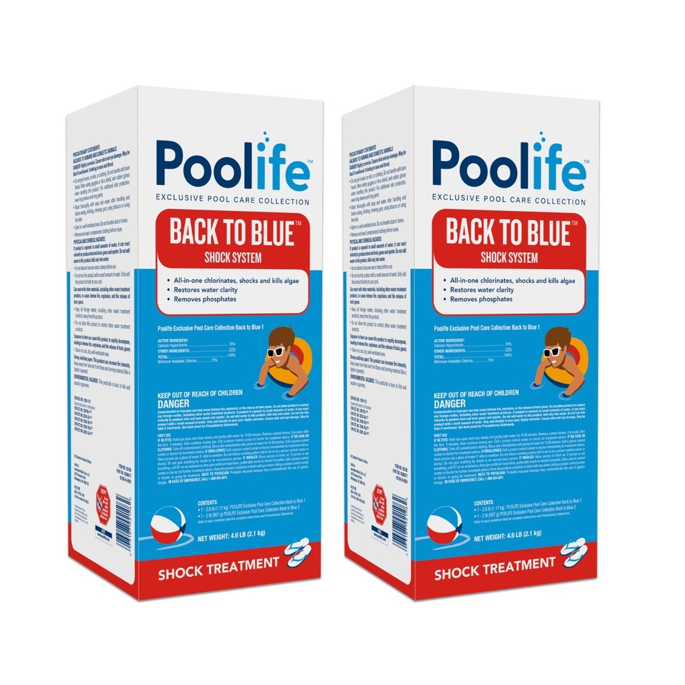 Poolife Back to Blue Shock System ( 2 Pack )