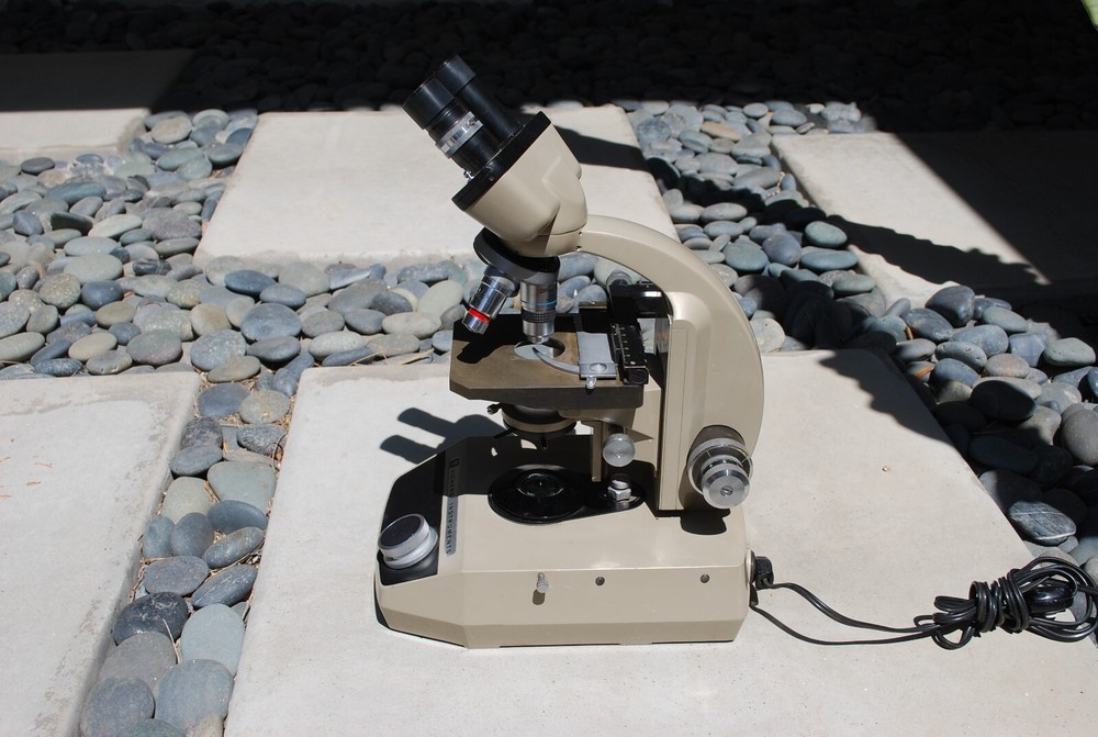 Vintage Vickers Instruments Binocular Microscope