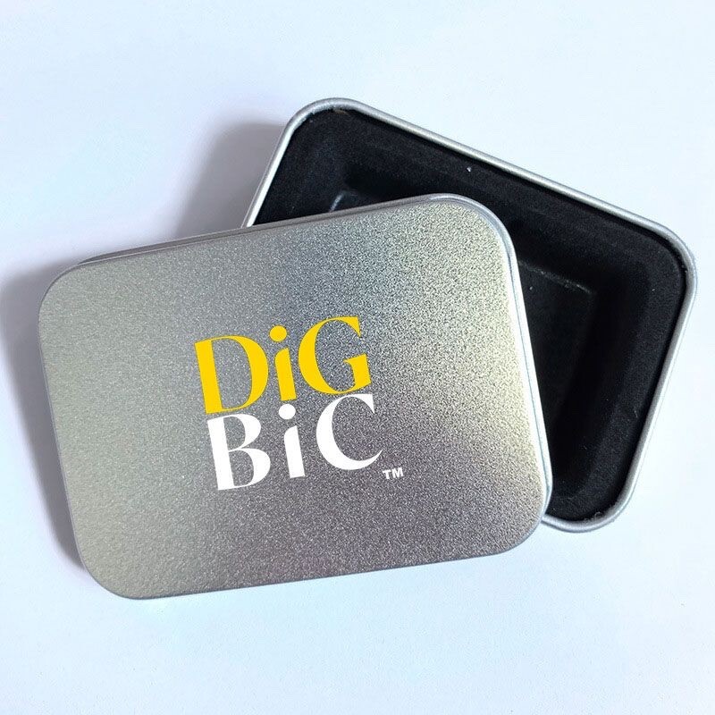 DiGBiC™ refillable lighter with box. DiGBiC™ in a box! (Black)