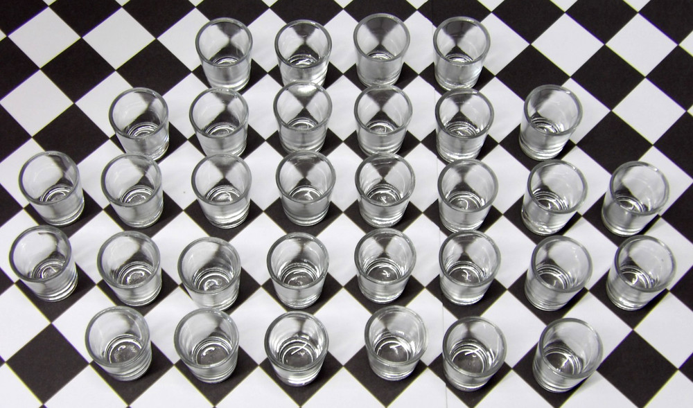 Mini Shot Glasses• (I Think It's A Chess Set)• 32 Pcs.•