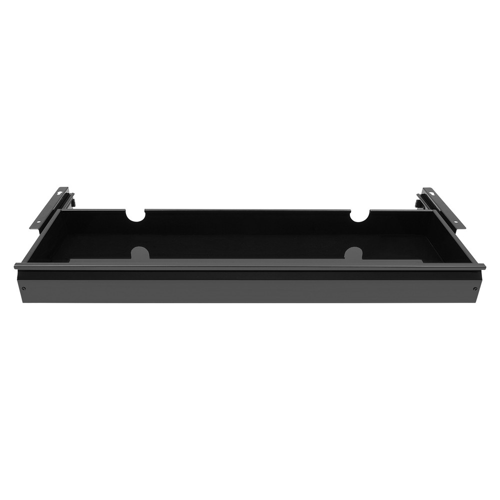 33” Black Space Saver Sliding Under Desk Storage Drawer Pull-out Drawer