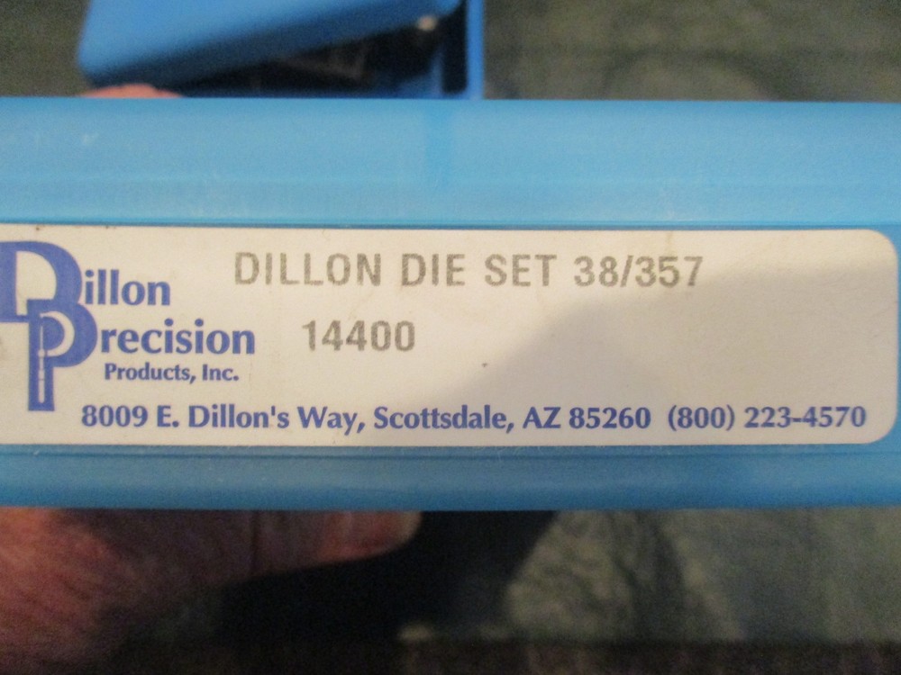Dillon 14400 Precision 38/357 caliber Die Set