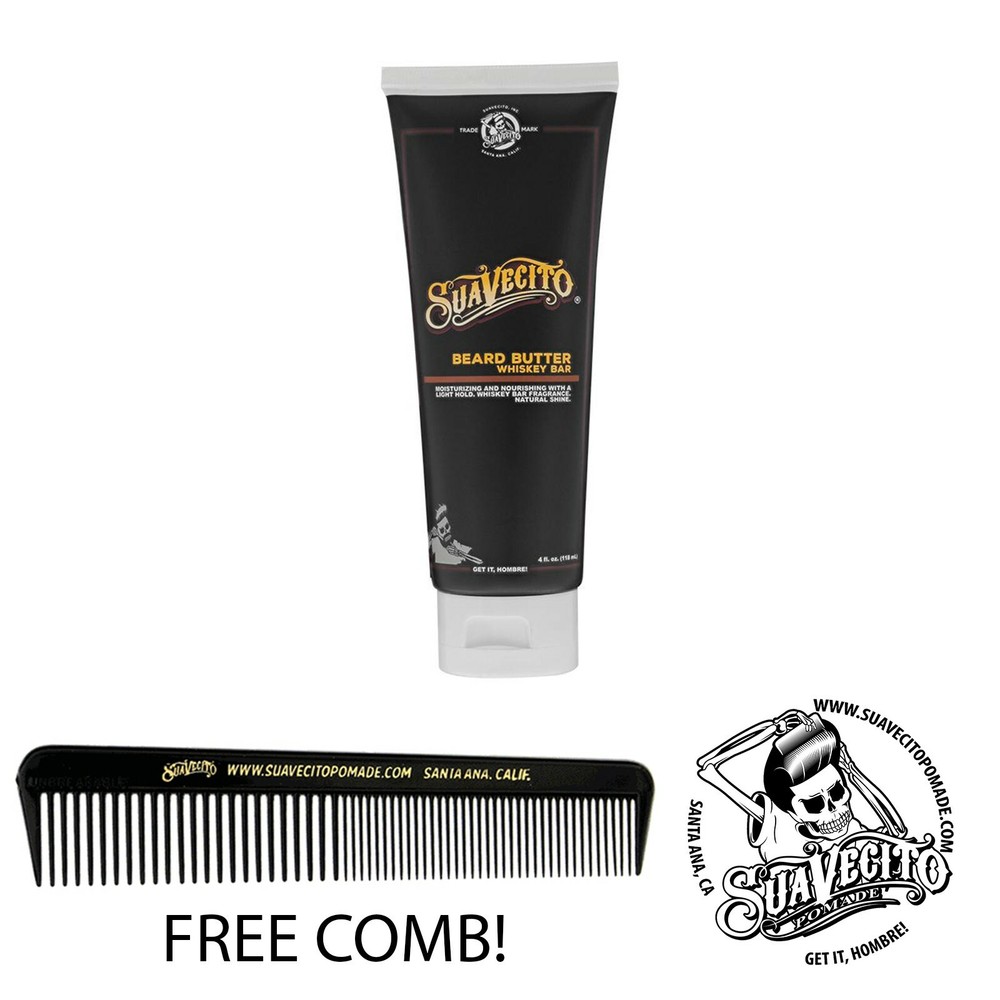 Suavecito Whiskey Bar Beard Butter 4 oz. Tube