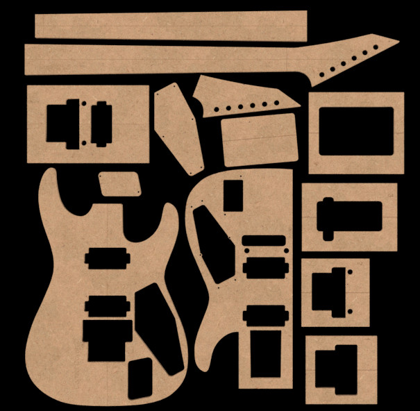 ES-II Full Template Set 0.50" MDF