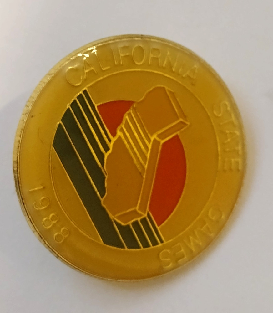 California State Games 1988 Lapel Pin