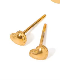 Dainty Heart Studs