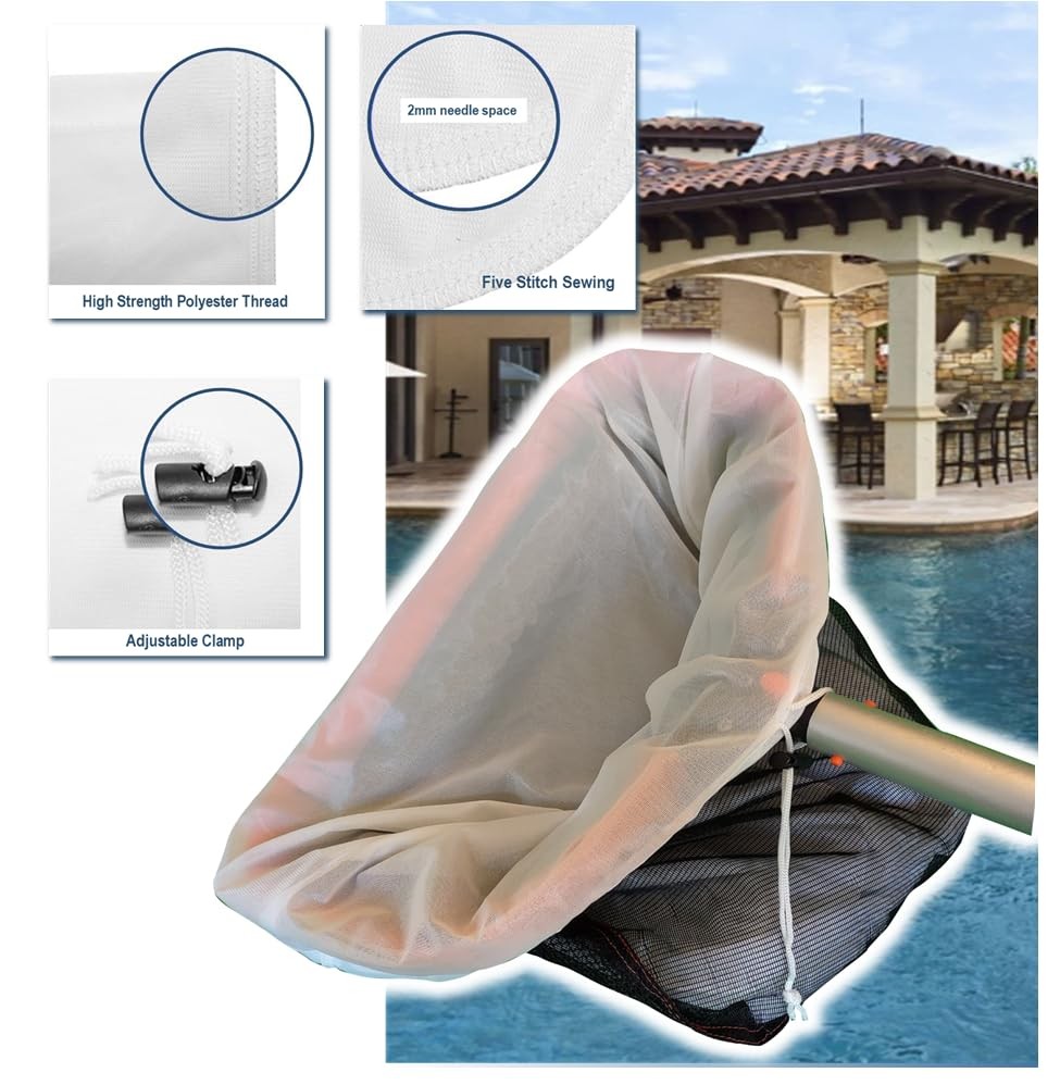Ultra Fine Mesh Pool Skimmer Insert | Collects Sand Pollen Tree Dust Tiny