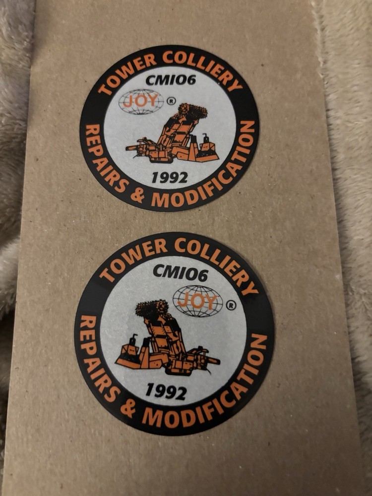 joy coal mining stickers Nice Australian Item 56