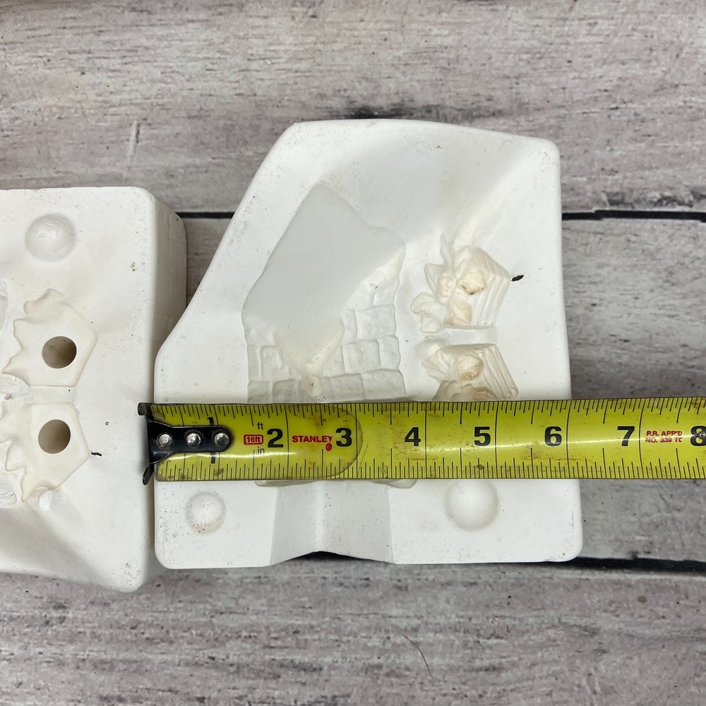 Provincial Ceramic Casting Mold Santa's Workshop #P-423