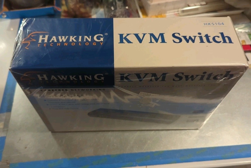Hawking Technology 4-Port KVM Switch Model HKS104