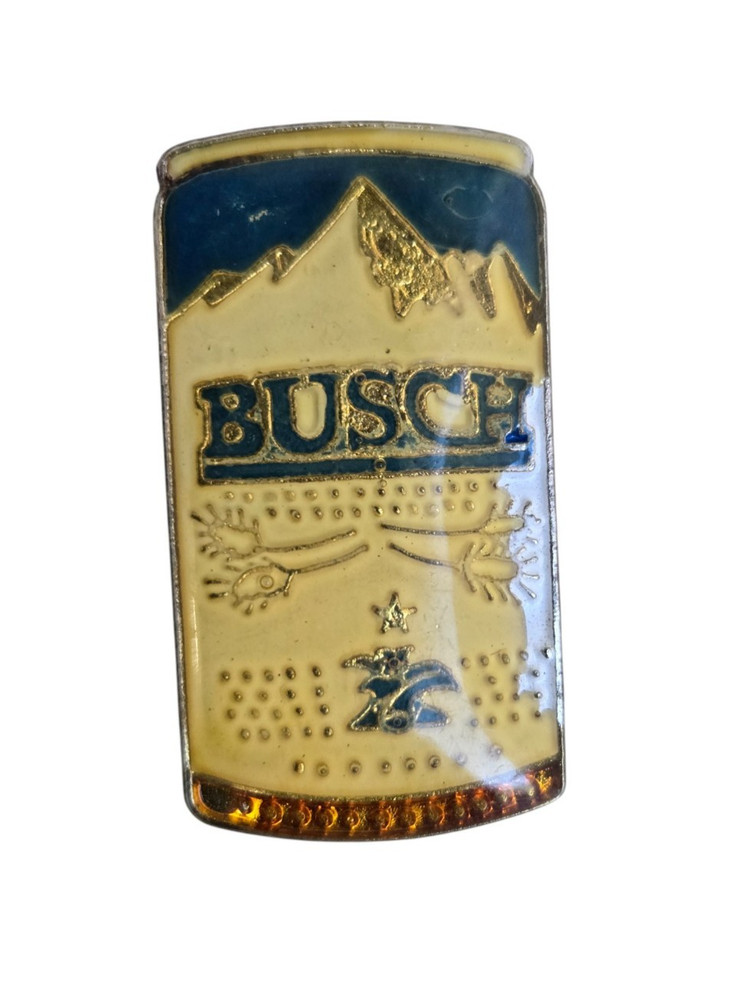 Vintage Busch Beer Can Lapel/Hat Pin