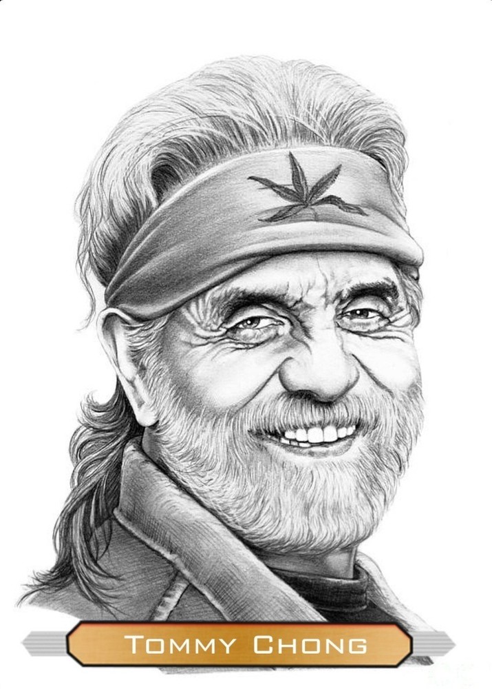 Tommy Chong Custom Trading Art Card