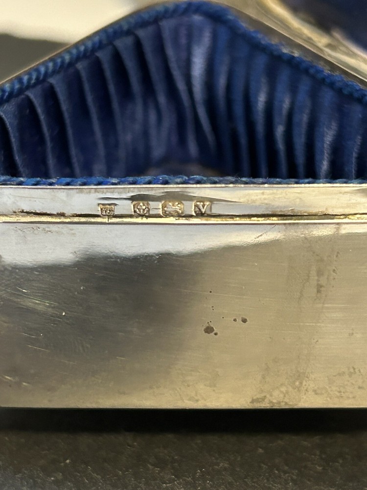 Sterling Silver Jewellery Box Birmingham 1920