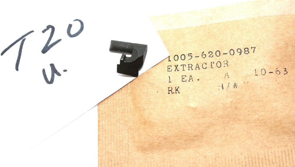 M1 Carbine Extractor, Original USGI, NOS "U" - # T20
