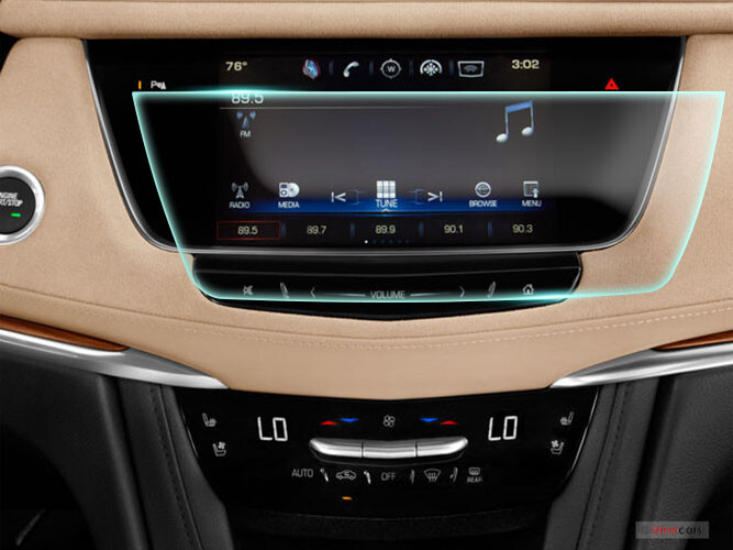 Crystal Clear Screen Protector for 2017 Cadillac XT5 Vehicle Navigation