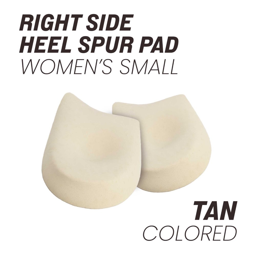 Heel Spur Pad, Small, Right, Tan, Each