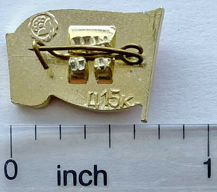 USSR SOVIET PIN BADGE. LENIN ON BANNER. FLAG