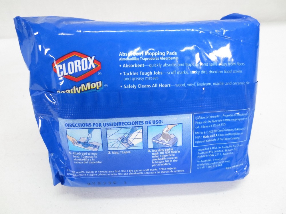 Clorox ReadyMop Absorbent Mopping Pads (8 Pads)