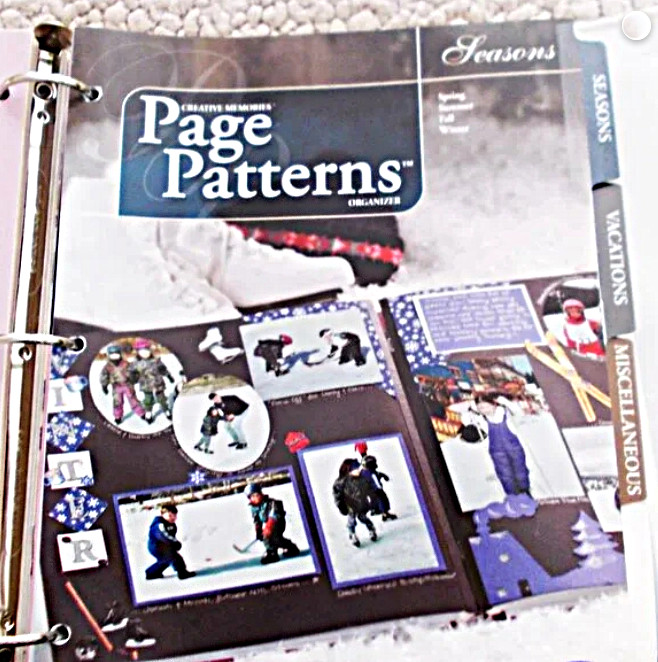 Creative Memories Scrapbooking Binder Organizer Ideas Page Patterns